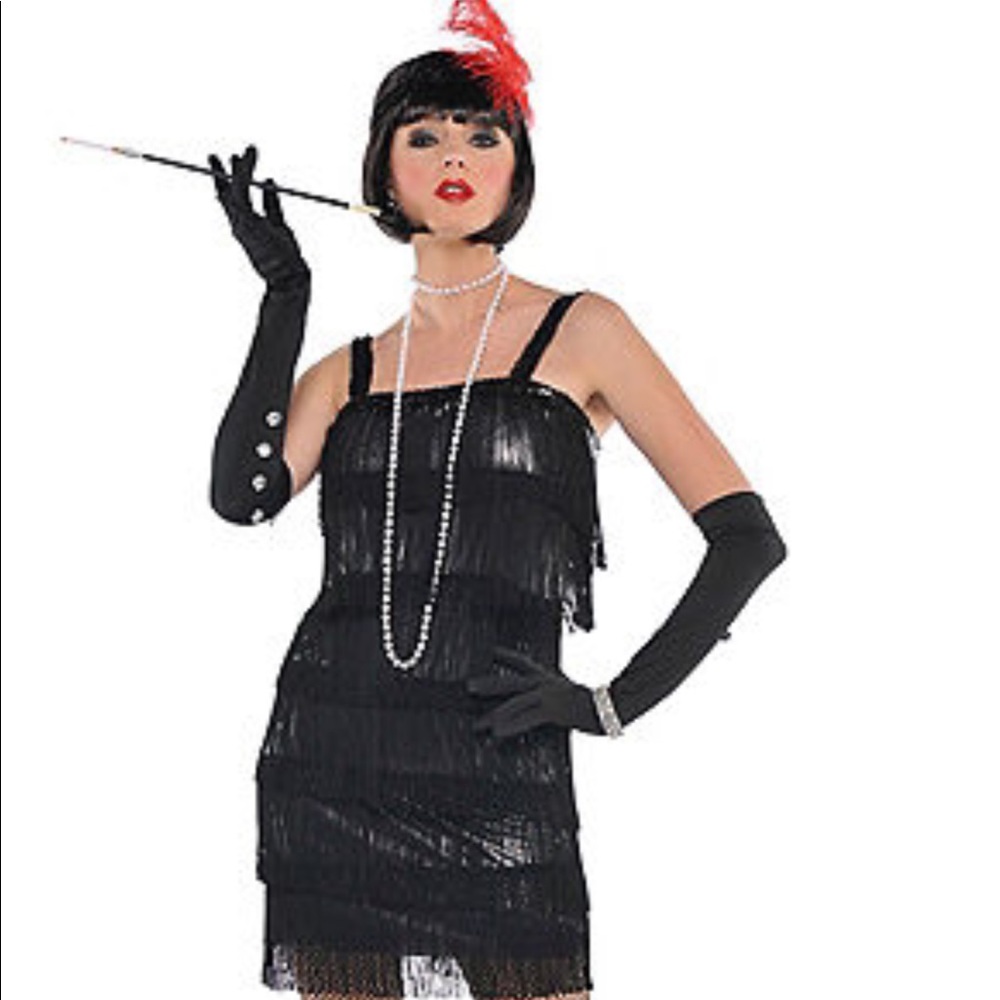 20s gatsby flapper costume dress and lots of accessories!